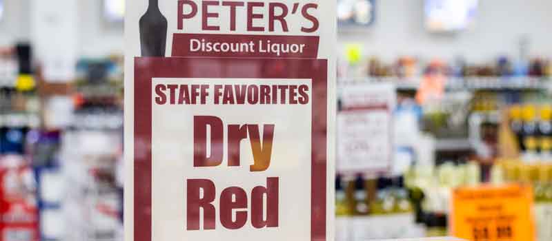 dry red sign